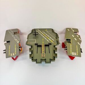 80s Funrise Micro Jet Aircraft Carrier & 2 Micro Machines Aircraft Carriers